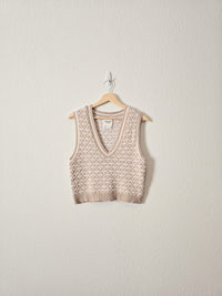 Abercrombie Neutral Knit Vest (L)