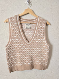 Abercrombie Neutral Knit Vest (L)