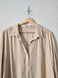 Coastal Striped Button Up (XL)