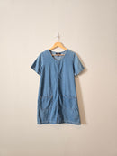 Vintage Cotton Denim Dress (M)