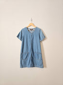 Vintage Cotton Denim Dress (M)