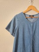 Vintage Cotton Denim Dress (M)