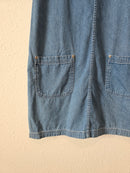 Vintage Cotton Denim Dress (M)