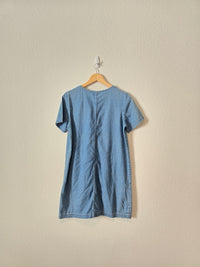 Vintage Cotton Denim Dress (M)