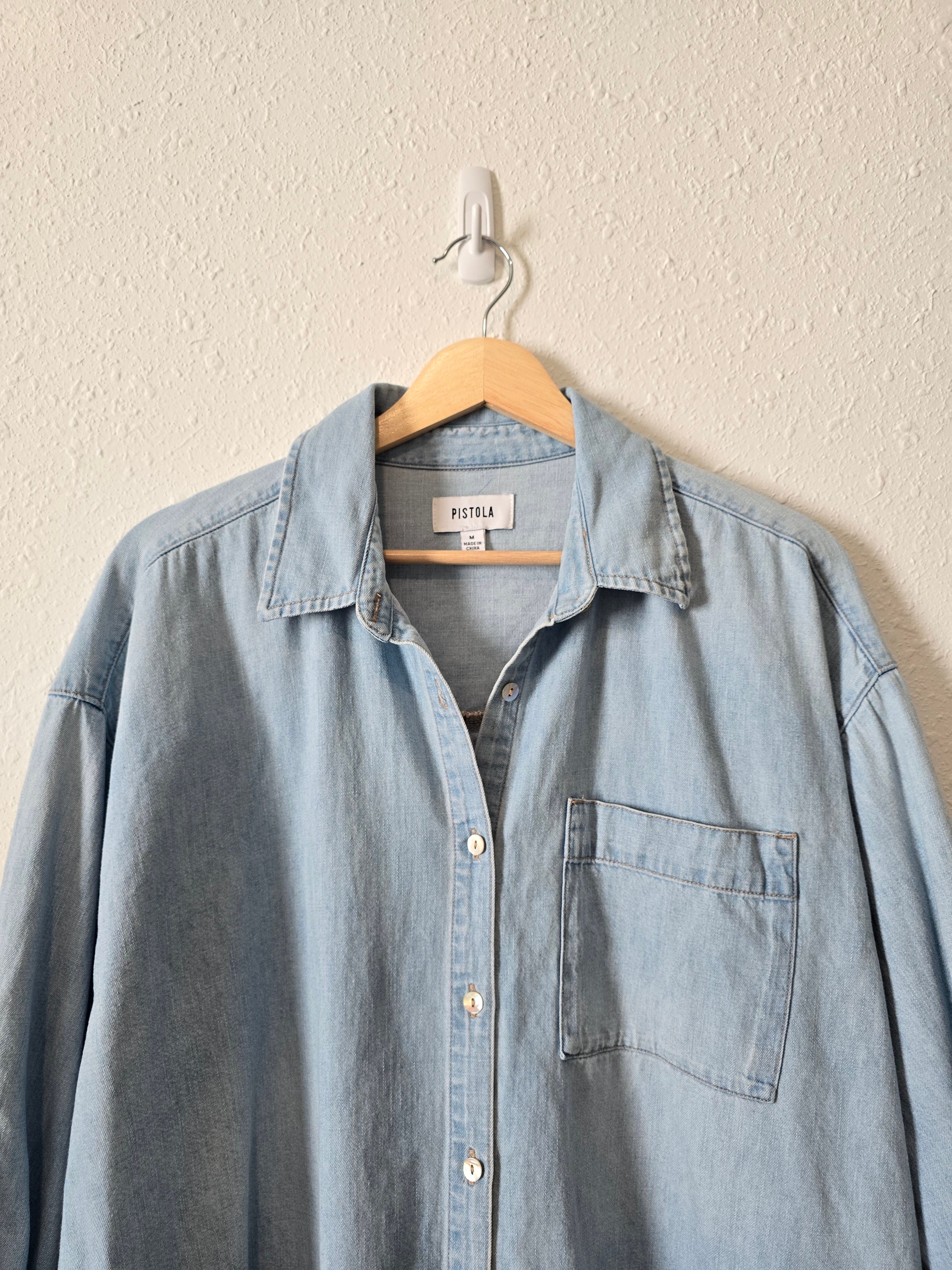 Pistola Oversized Denim Button Up (M)