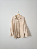 Oversized Gauze Button Up (L)