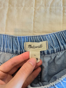 Madewell Denim Easy Shorts (L)