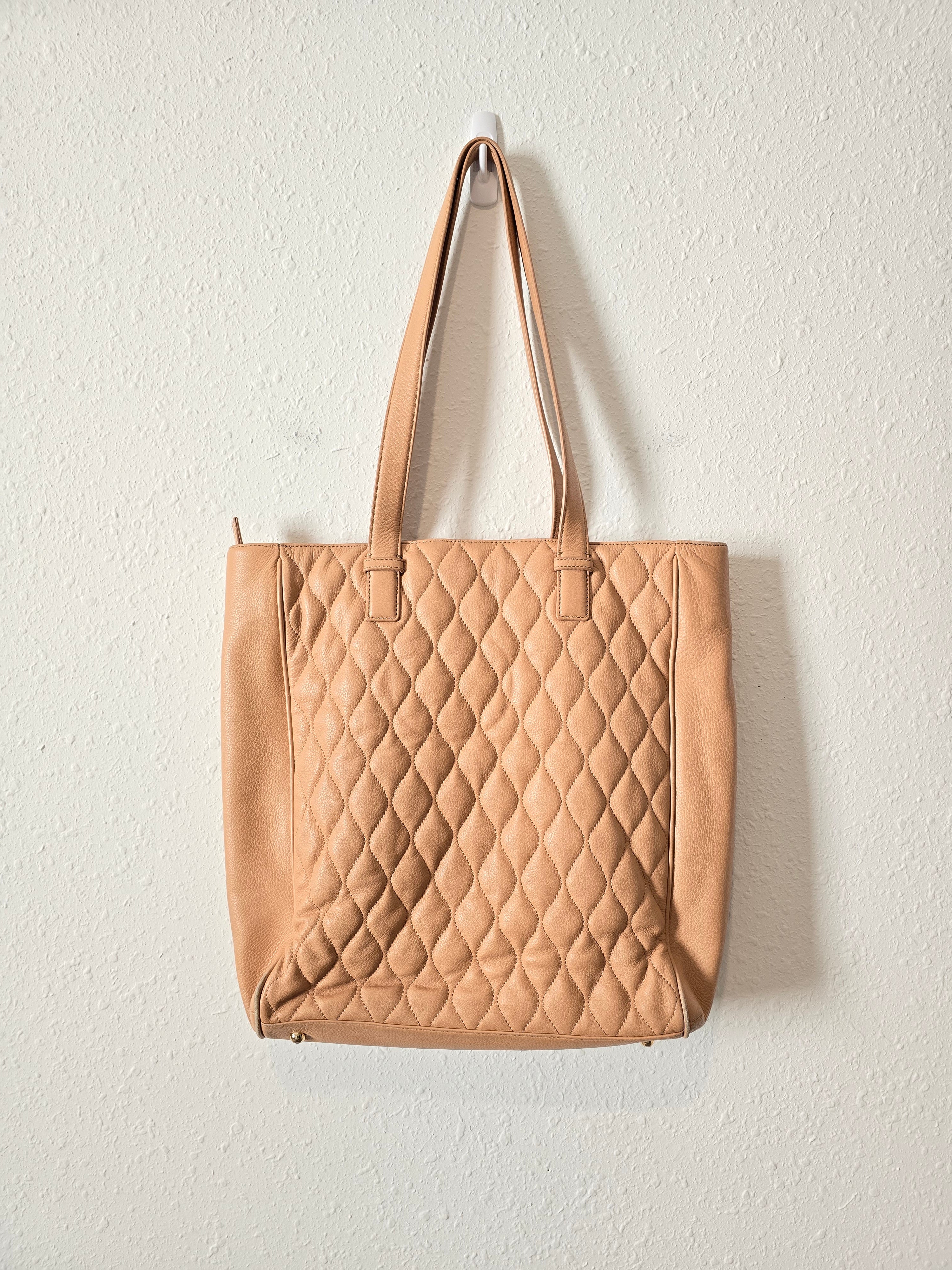 Vera Bradley Quilted Leather Tote