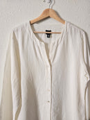 Coastal Linen Button Up (L)