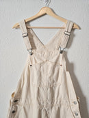 NEW Ecru Denim Shortalls (L)