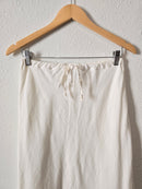 White Linen Maxi Skirt (4)