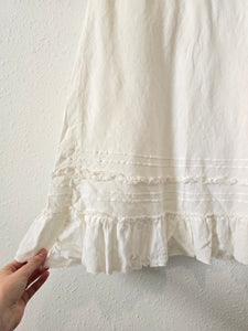 White Linen Maxi Skirt (4)