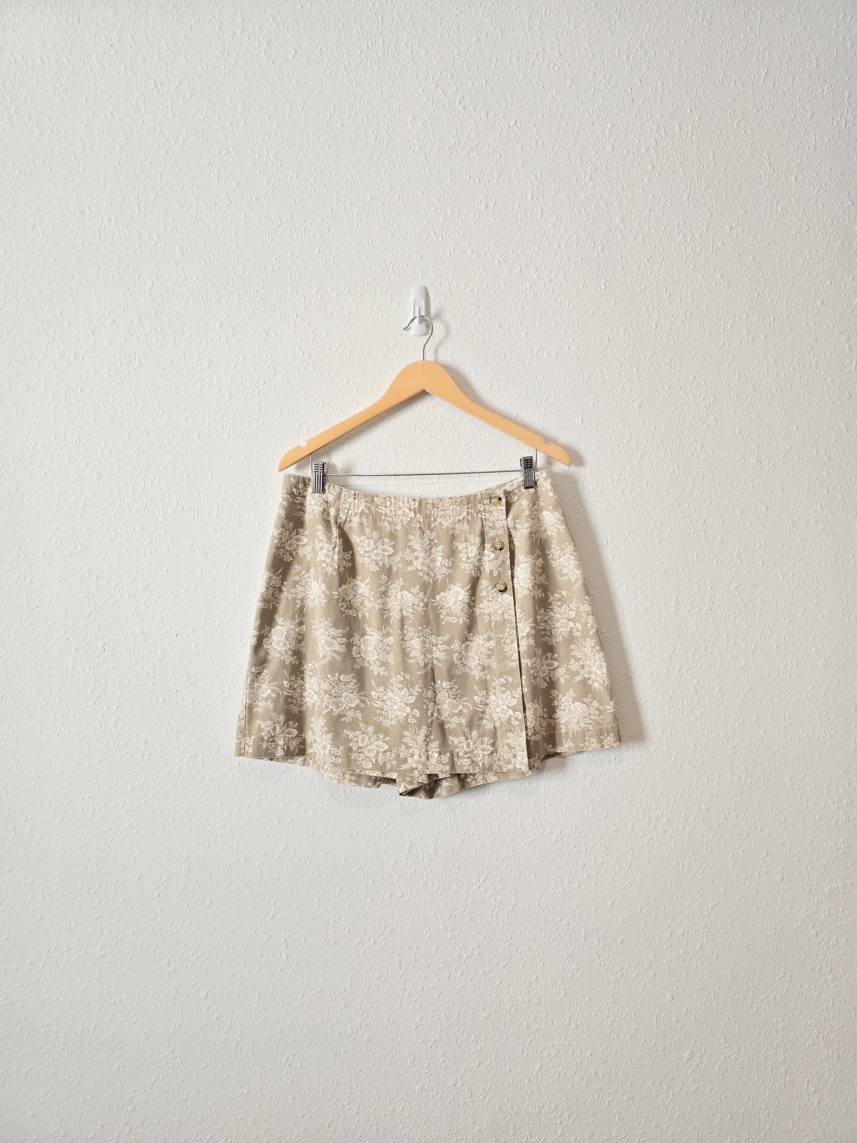 Vintage Floral Cotton Skort (32)