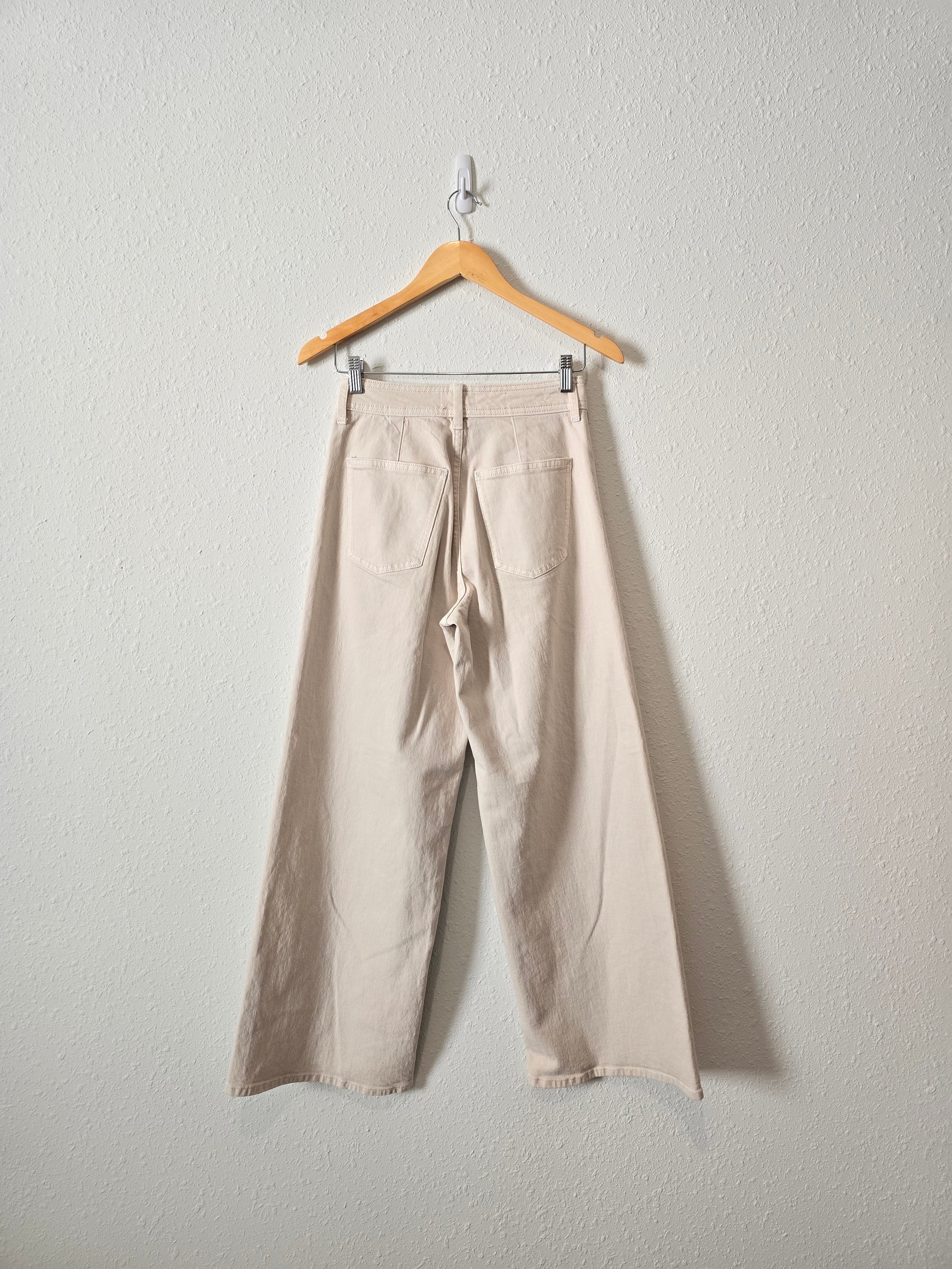 Neutral Wide Leg Jeans (2)