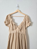 Mable Linen Midi Dress (S)