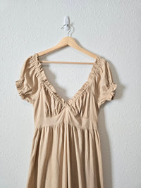 Mable Linen Midi Dress (S)