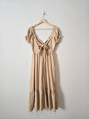 Mable Linen Midi Dress (S)