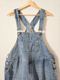 Distressed Denim Shortalls (16)