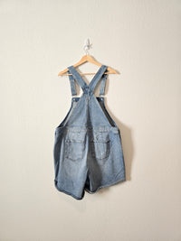 Distressed Denim Shortalls (16)