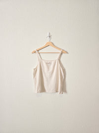 Vintage Floral Embroidered Tank (L)