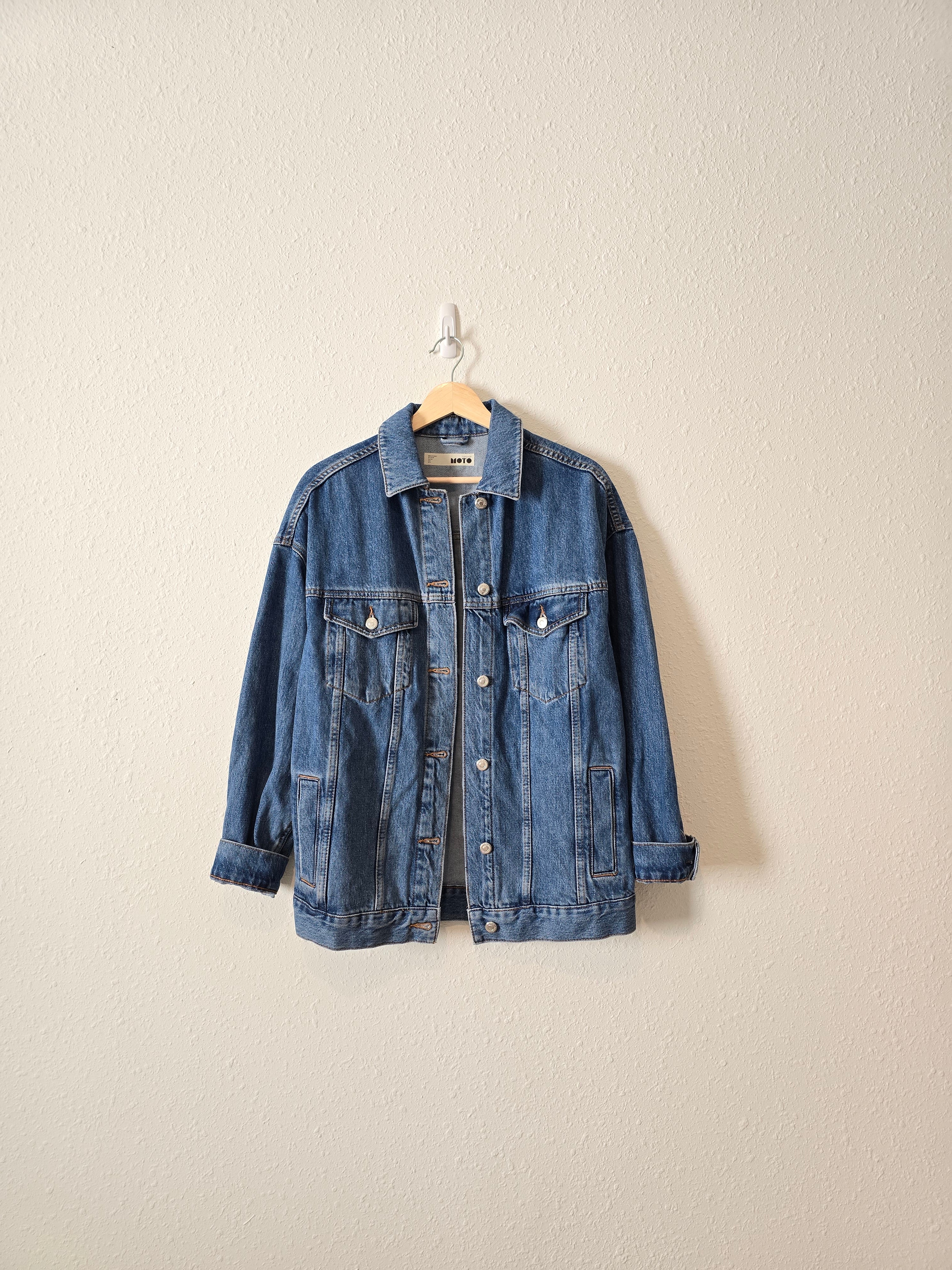 Topshop Oversized Denim Jacket (2)