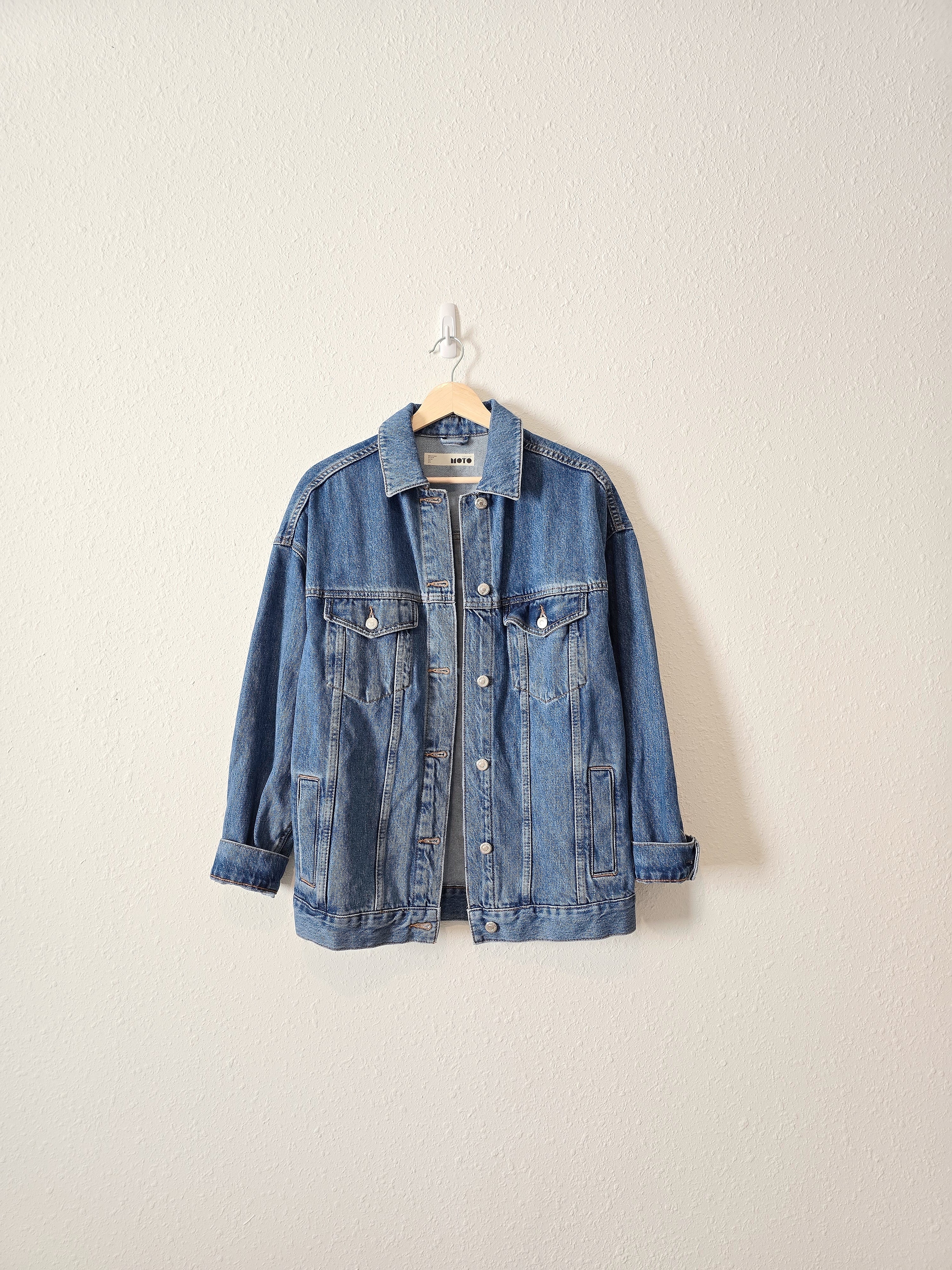 Topshop Oversized Denim Jacket (2)