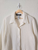 Vintage Waffle Button Up (M/L)