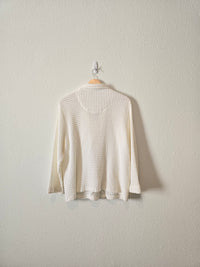 Vintage Waffle Button Up (M/L)