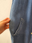 Vintage Cotton Denim Dress (M)