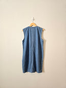 Vintage Cotton Denim Dress (M)