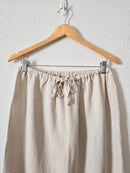 Vintage Linen Maxi Skirt (L)