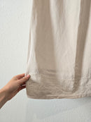 Vintage Linen Maxi Skirt (L)