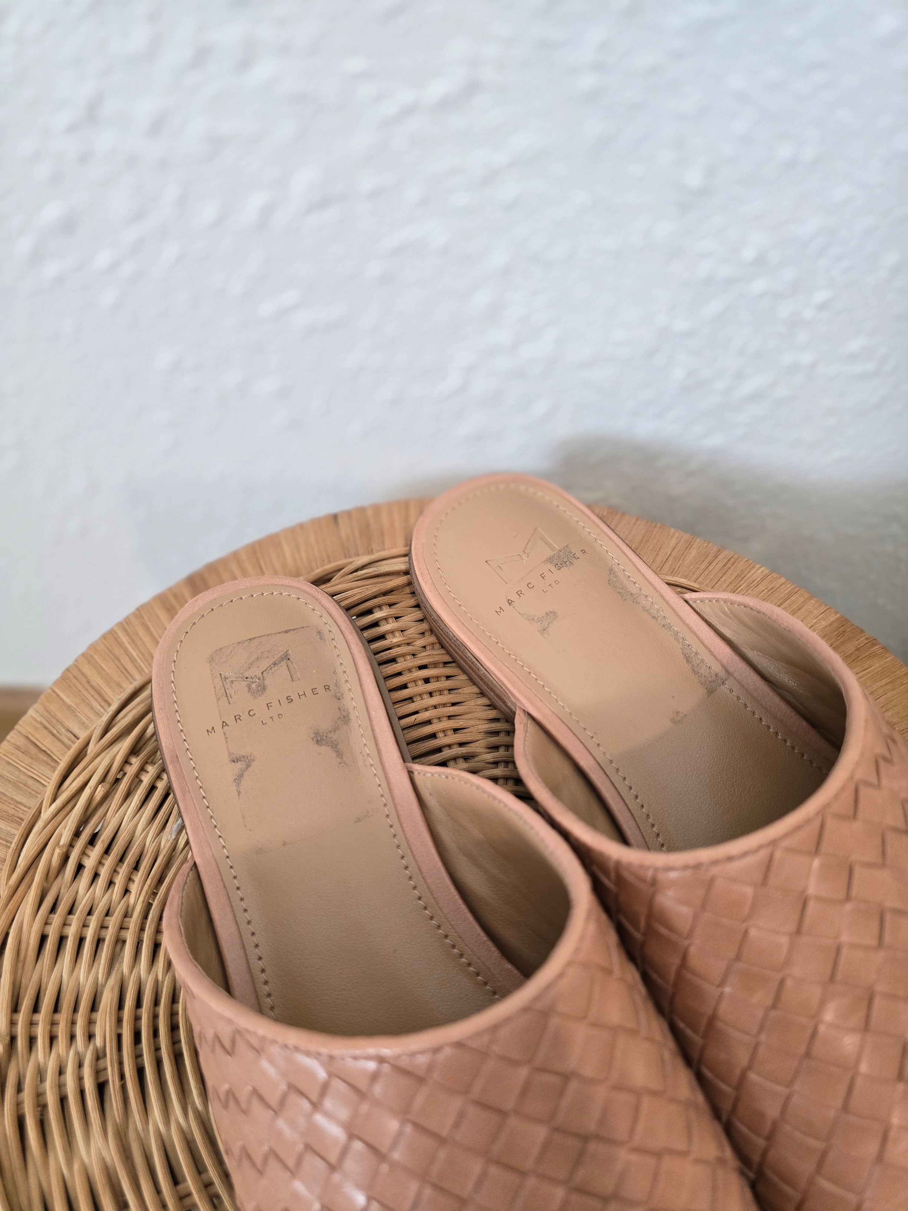 Marc Fisher Woven Leather Mules (8)