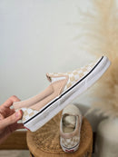 Neutral Checkered Vans (9.5)