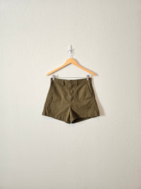 Madewell Olive Camp Shorts (S)