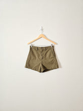 Load image into Gallery viewer, Madewell Olive Camp Shorts (S)
