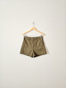 Madewell Olive Camp Shorts (S)