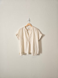 Madewell V Neck Relaxed Top (S)