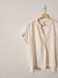 Madewell V Neck Relaxed Top (S)