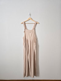 Neutral Wide Leg Overalls (L)