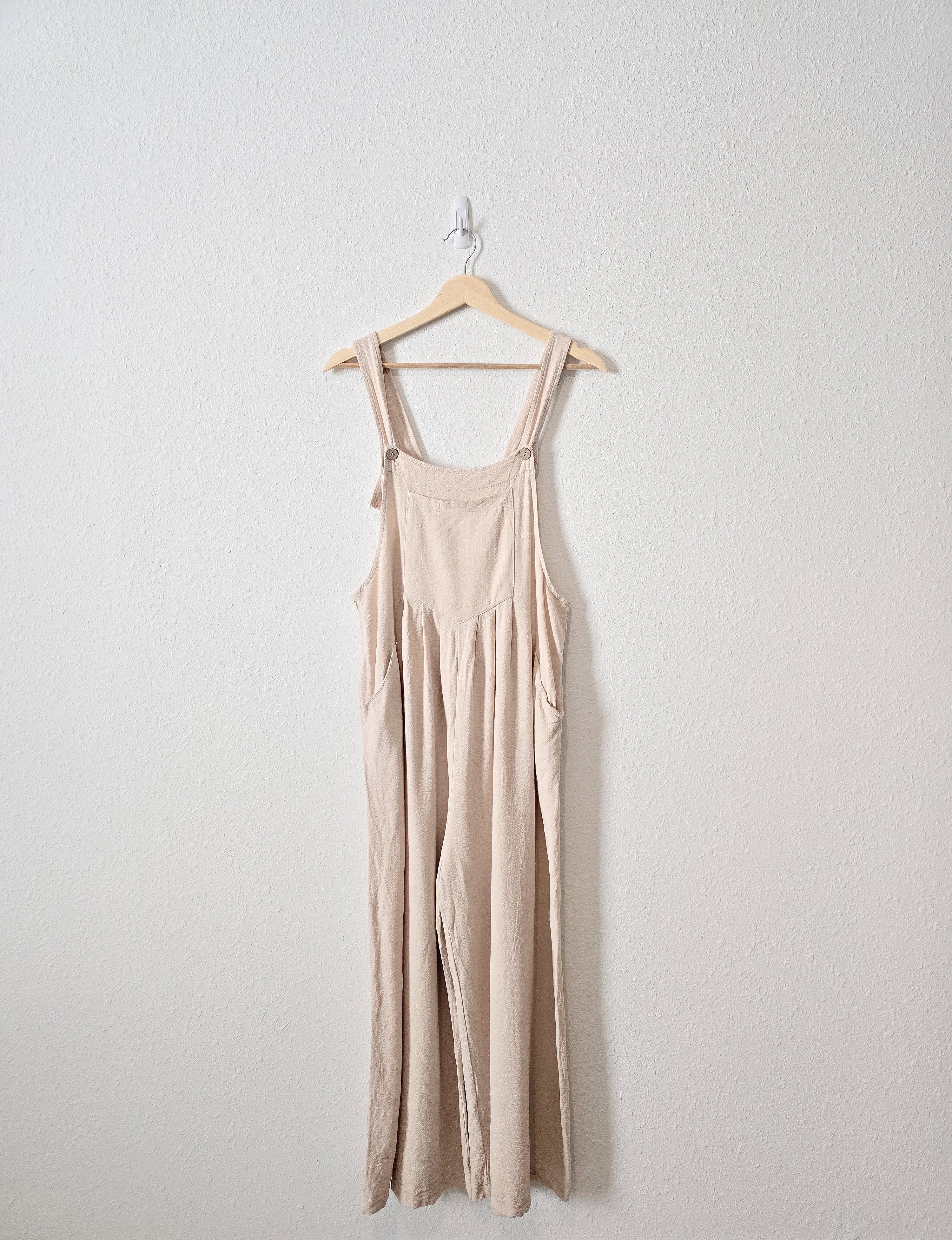 Neutral Wide Leg Overalls (L)