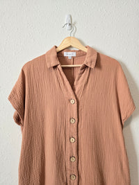 Mable Clay Gauze Romper (S/M)