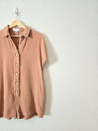 Mable Clay Gauze Romper (S/M)