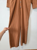 Burnt Orange Straight Coveralls (S)