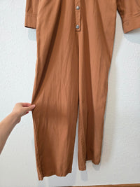 Burnt Orange Straight Coveralls (S)