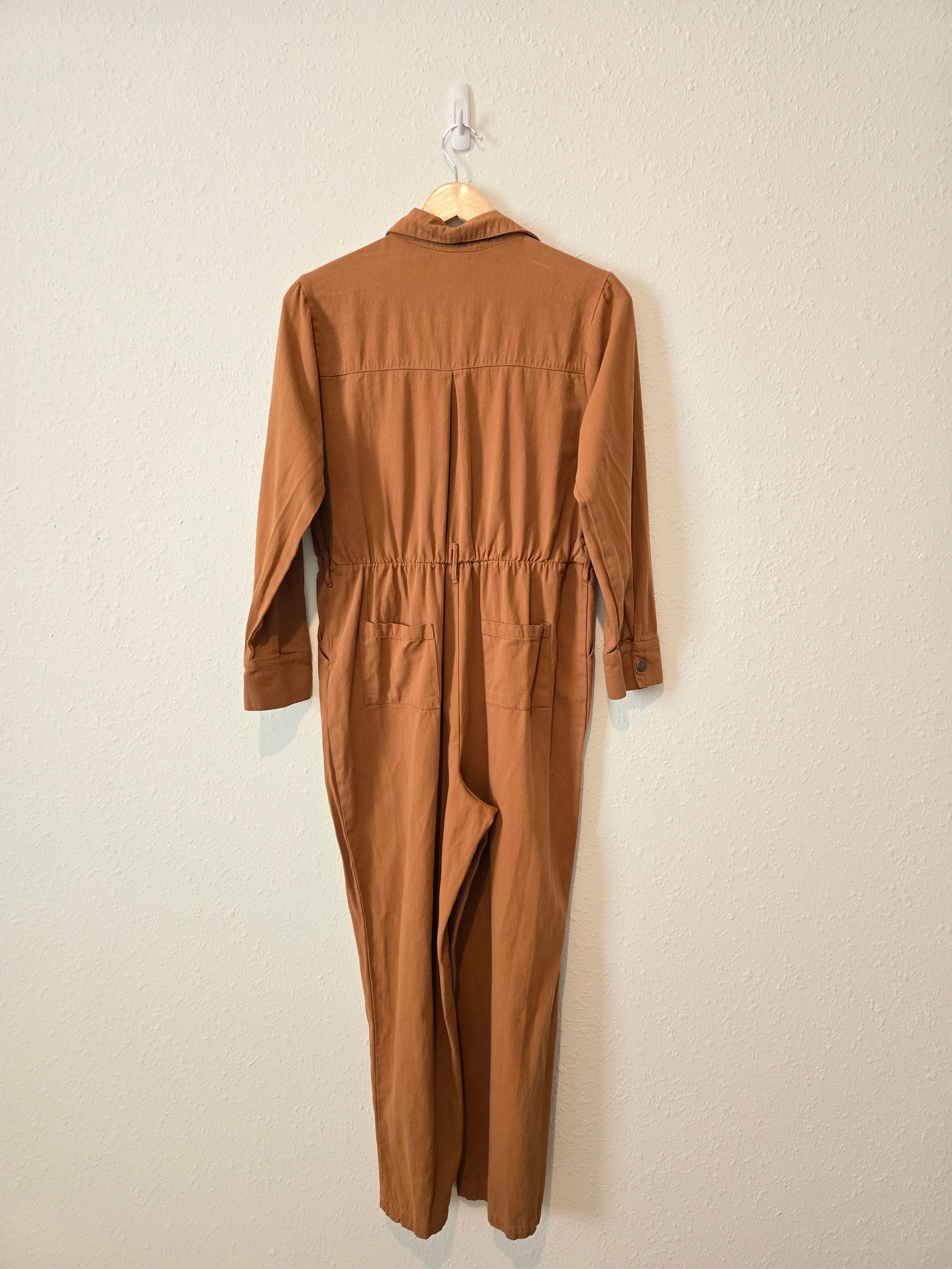 Burnt Orange Straight Coveralls (S)