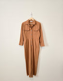 Burnt Orange Straight Coveralls (S)