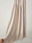 Gingham Checkered Midi Dress (S)