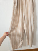 Neutral Wide Leg Linen Jumpsuit (XL)