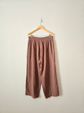 Load image into Gallery viewer, Brown Wide Leg Gauze Pants (1X)
